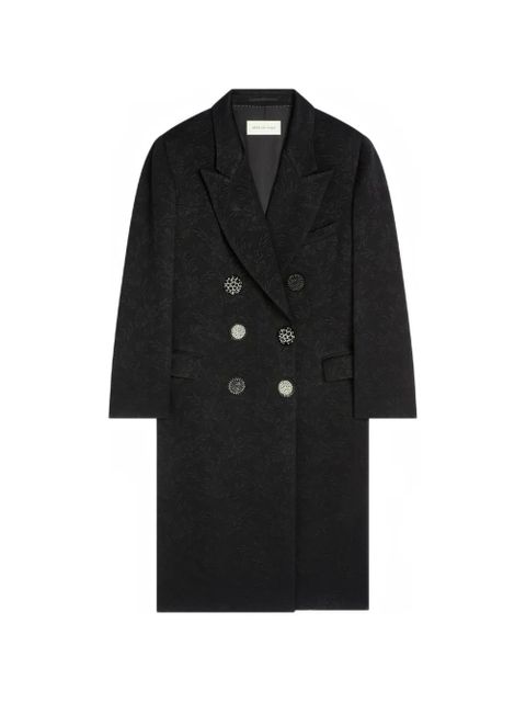 DRIES VAN NOTEN buttoned coat - Black - zdjęcie produktu nr 1