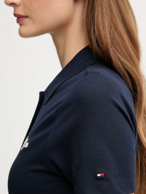 Tommy Hilfiger polo damski kolor granatowy WW0WW47312
