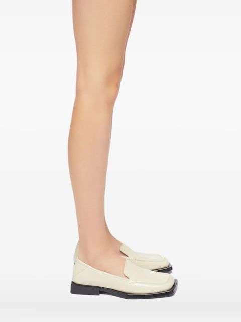 The Attico square-toe loafers - Neutrals
