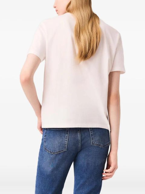 Maje embroidered T-shirt - White