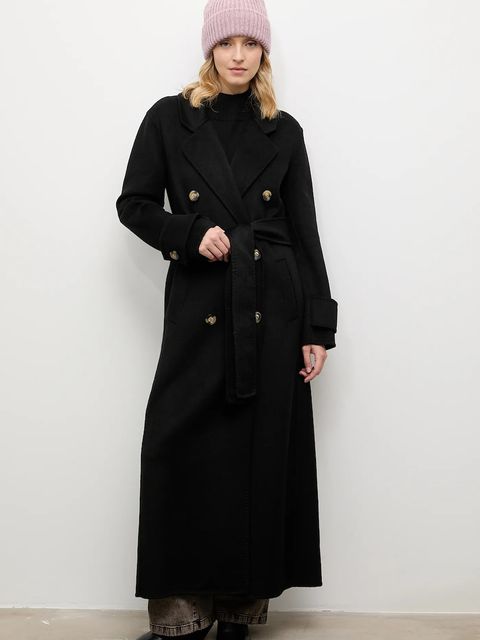 Answear.LAB czapka z wełną kolor fioletowy