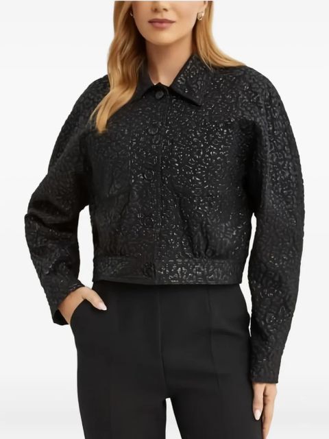 PINKO jacquard textured jacket - Black - zdjęcie produktu nr 1