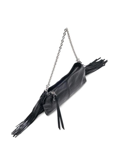 Maje M Miss fringe-detail clutch bag - Black - zdjęcie produktu nr 2