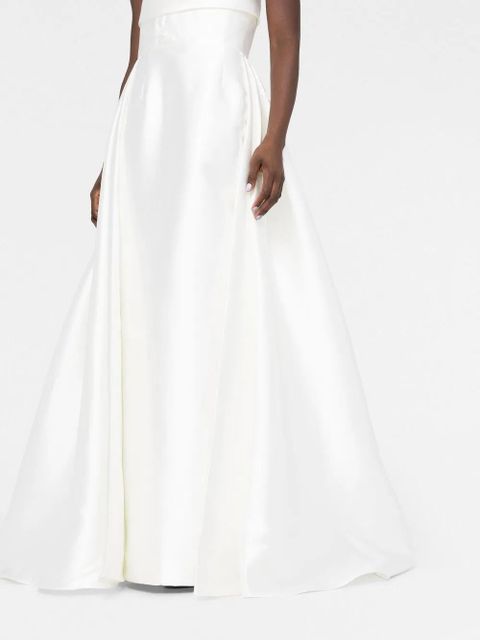 Solace London Tiffany bandeau maxi dress - White