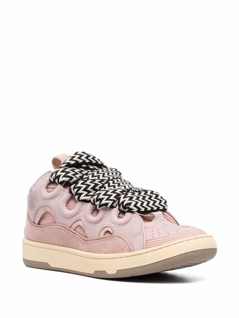 Lanvin Curb lace-up sneakers - Pink - zdjęcie produktu nr 2