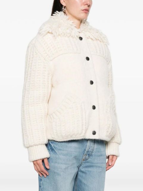 Moncler Grenoble button pockets jacket - White