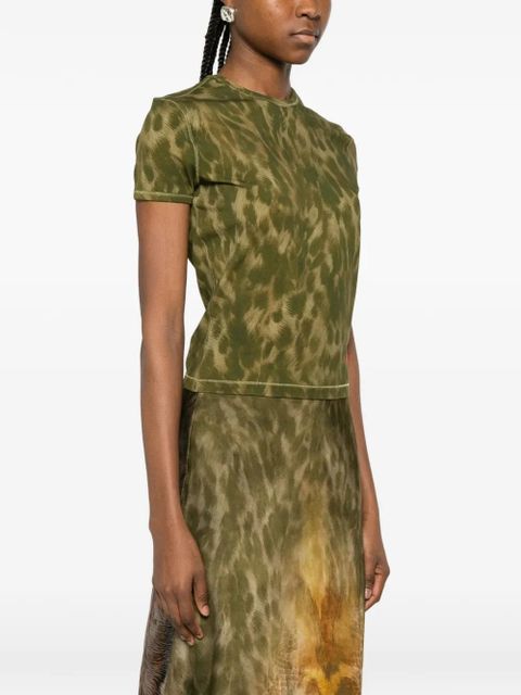 Diesel printed T-shirt - Green