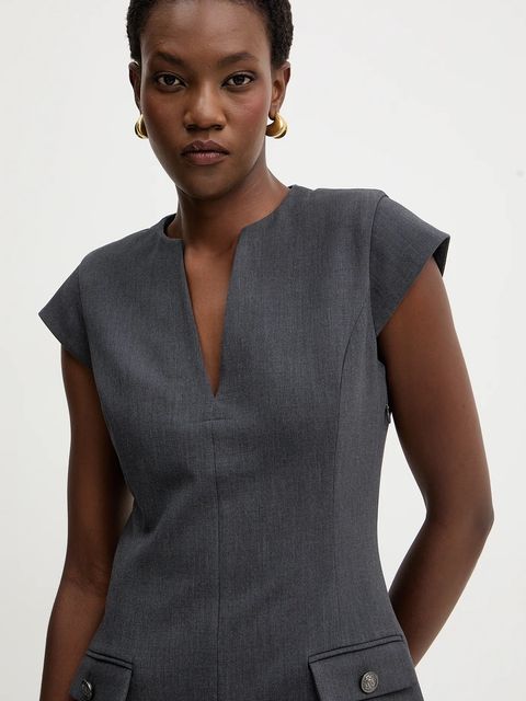 Guess sukienka JOANDRA kolor szary mini rozkloszowana W5BK19 W2402