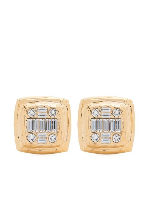 Amina Muaddi Jeanne earrings - White - zdjęcie produktu nr 1