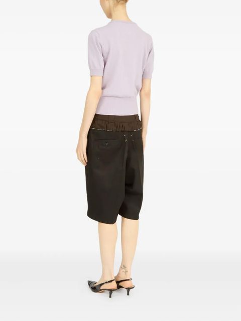 Maison Margiela virgin wool top - Purple