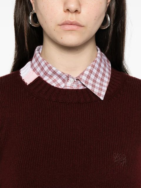 LOEWE round-neck sweater - Red