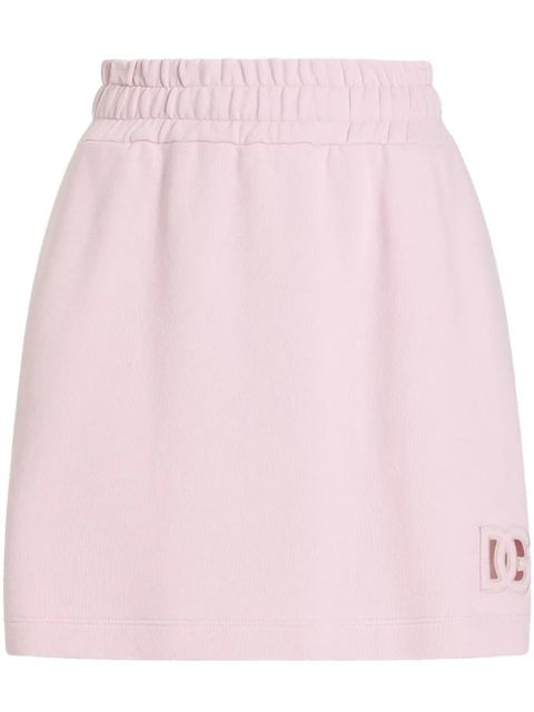 Dolce & Gabbana embroidered logo skirt - Pink - zdjęcie produktu nr 1