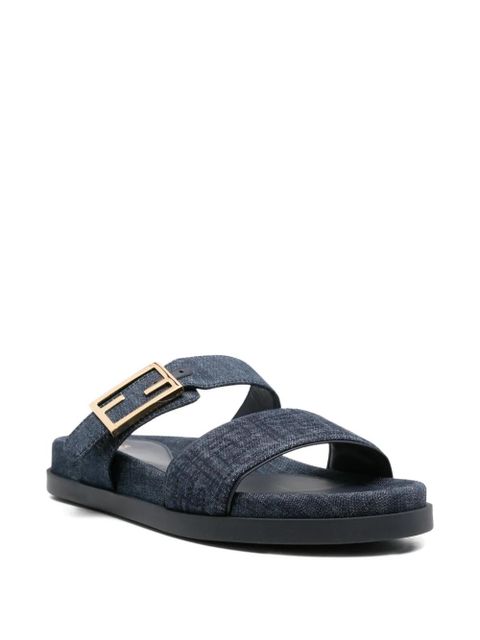 FENDI buckle-strap sandals - Blue - zdjęcie produktu nr 2