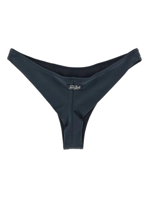 MC2 Saint Barth Naomi cheeky logo-patch bikini bottoms - Grey - zdjęcie produktu nr 2