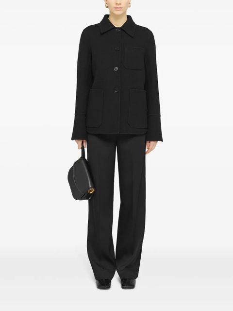 Jil Sander single-breasted virgin-wool jacket - Black - zdjęcie produktu nr 2