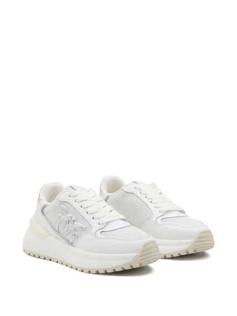 PINKO Love Birds-embellished platform sneakers - White - zdjęcie produktu nr 2