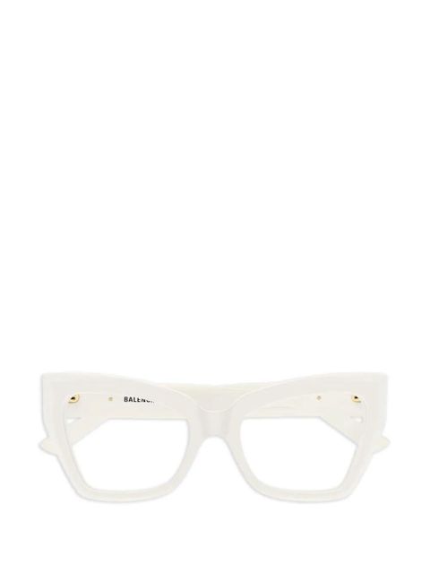 Balenciaga Eyewear cat-eye glasses - White - zdjęcie produktu nr 1
