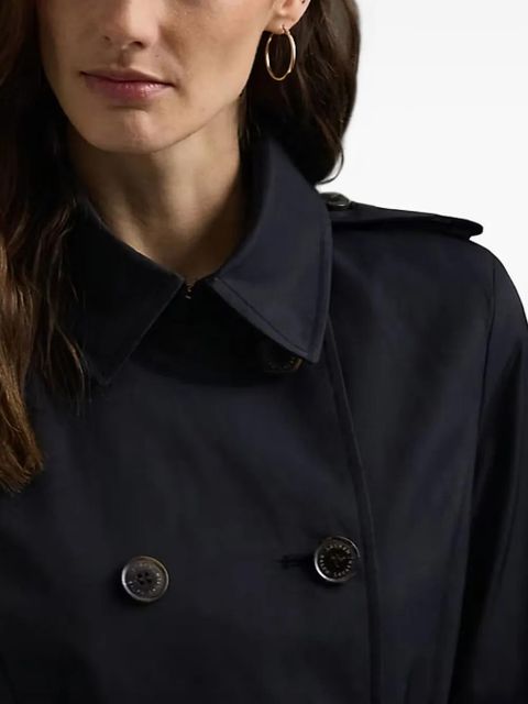 Lauren Ralph Lauren double-breasted belted trench coat - Blue - zdjęcie produktu nr 2