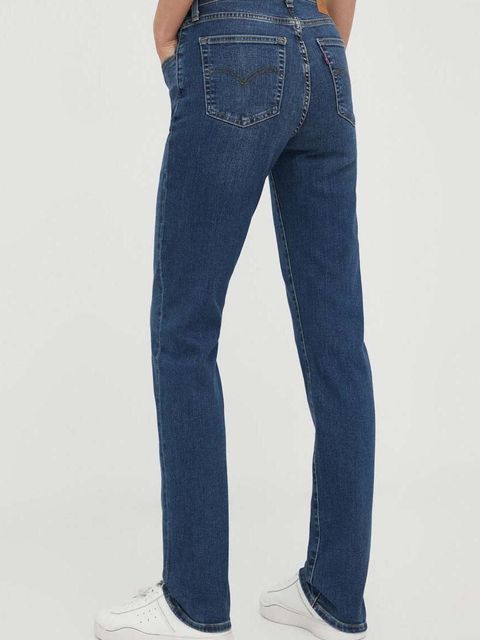 Levi's jeansy 724 HIGH RISE STRAIGHT damskie high waist