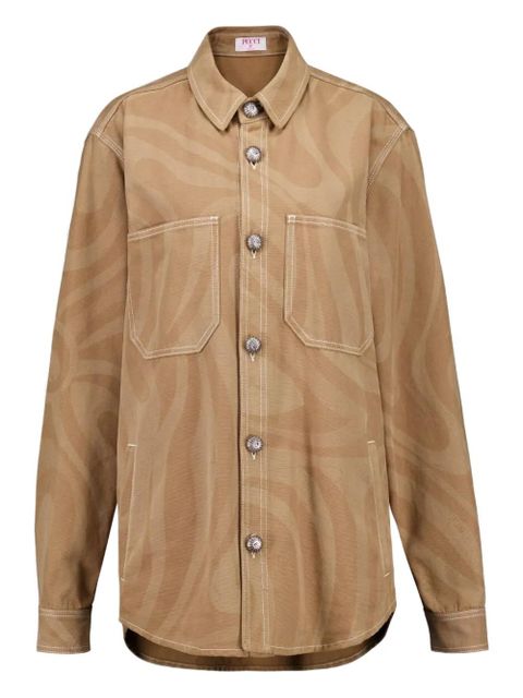 PUCCI printed shirt jacket - Neutrals - zdjęcie produktu nr 1