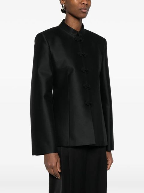 Róhe mandarin hourglass blazer - Black