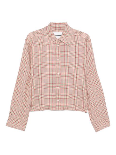 Jil Sander checked-pattern button-down shirt - Neutrals - zdjęcie produktu nr 1