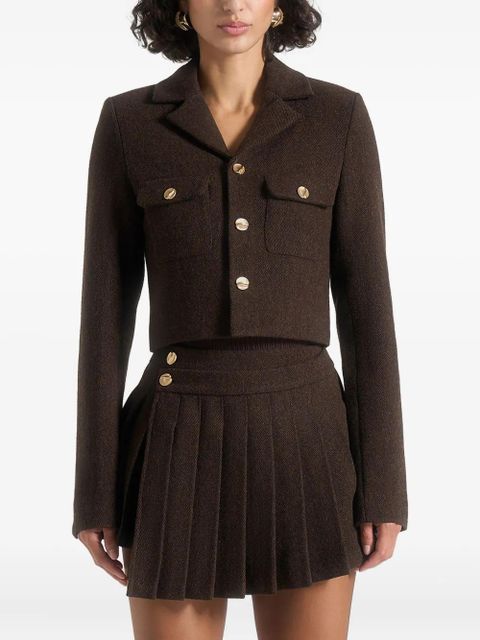 Manière De Voir Daphina tailored jacket - Brown
