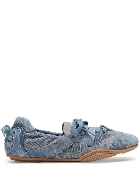 Acne Studios rear drawstring detailing trainers - Blue - zdjęcie produktu nr 1