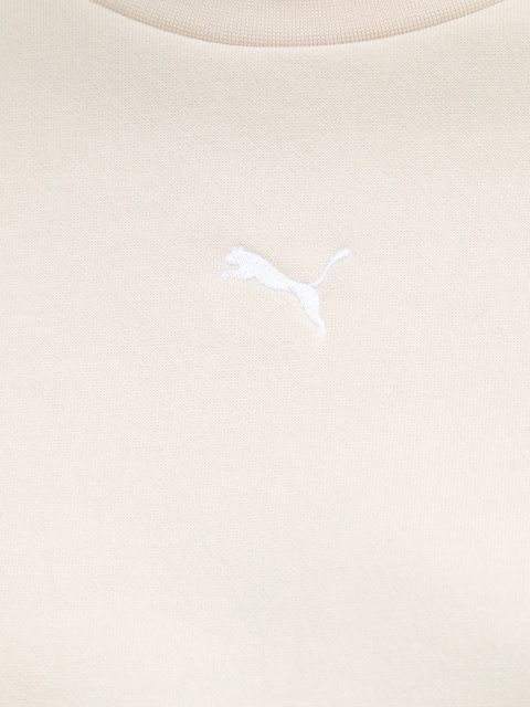 Puma bluza damska kolor beżowy gładka 685400