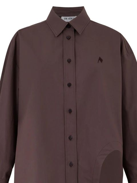 The Attico cotton shirt - Brown