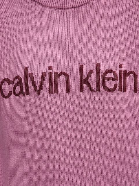Calvin Klein Jeans sweter bawełniany damski kolor różowy lekki LV047C311G