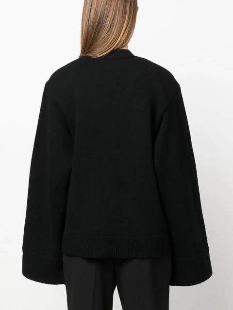 Axel Arigato Memory boxy-fit wool cardigan - Black