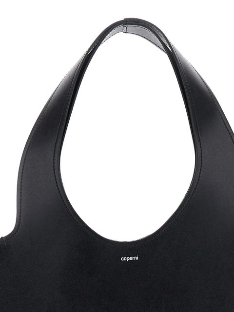 Coperni heart cut-out shoulder bag - Black