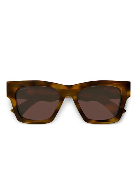 Gucci Eyewear square-frame sunglasses - Brown - zdjęcie produktu nr 1