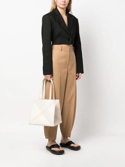 Nanushka The Origami crochet-stitch tote bag - Neutrals - zdjęcie produktu nr 2