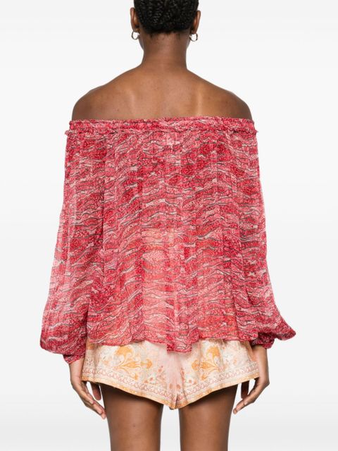 MARANT ÉTOILE Vutti blouse - Red
