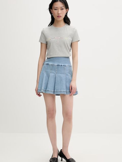 Miss Sixty T-shirt damski bawełniany z elastanem - zdjęcie produktu nr 1