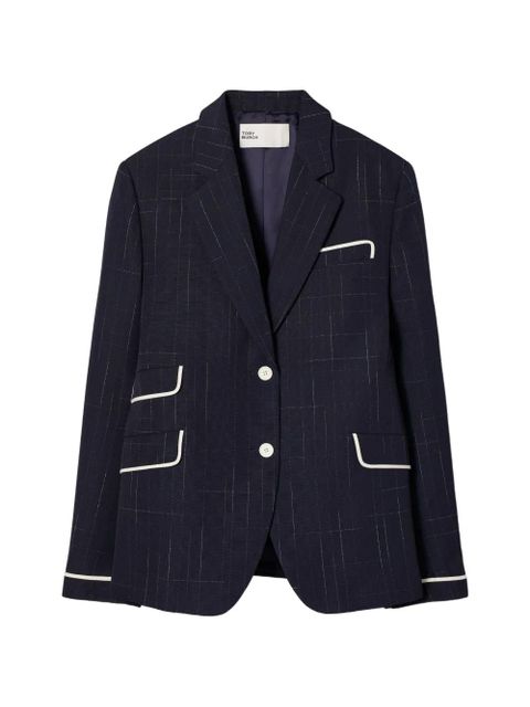 Tory Burch buddy wool jacket - Blue - zdjęcie produktu nr 1