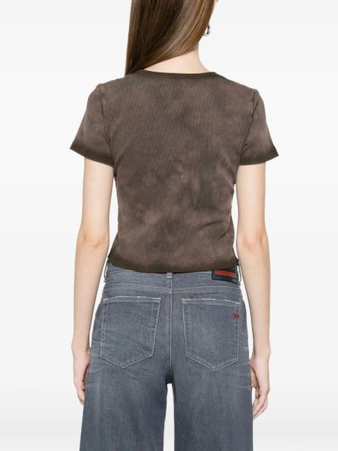 PINKO embellished short-sleeved T-shirt - Brown
