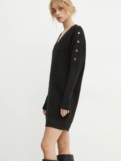 Morgan sukienka z domieszką wełny RMHIVER - zdjęcie produktu nr 2