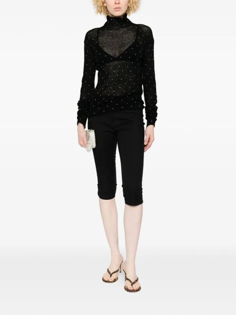 Rabanne roll-neck top - Black - zdjęcie produktu nr 2