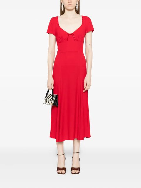 Reformation Afton dress - Red