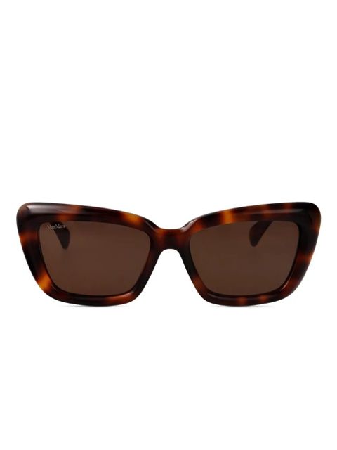 Max Mara Eyewear Elizabeth square-frame sunglasses - Brown