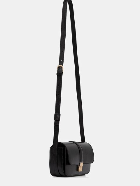 Marc O'Polo torebka skórzana kolor czarny 5000007783 - zdjęcie produktu nr 2