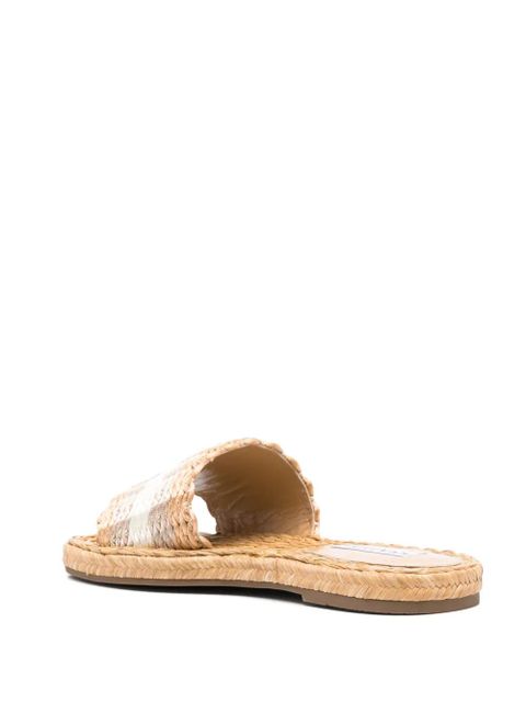 Aquazzura Pya slides - Neutrals