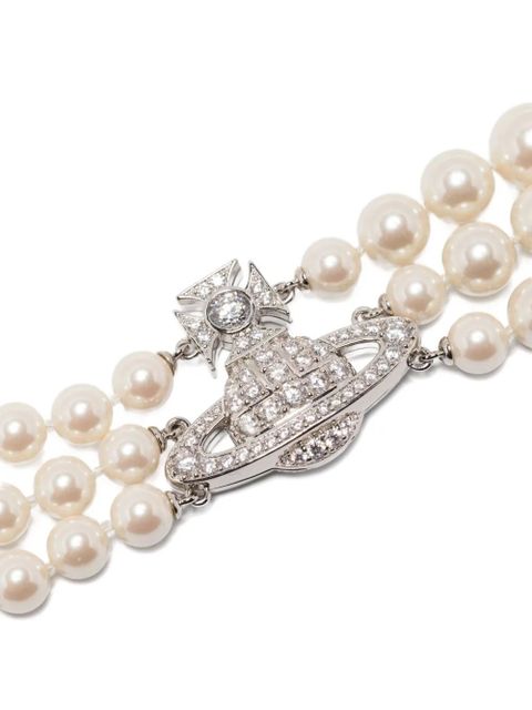 Vivienne Westwood Orb faux-pearl necklace - Silver