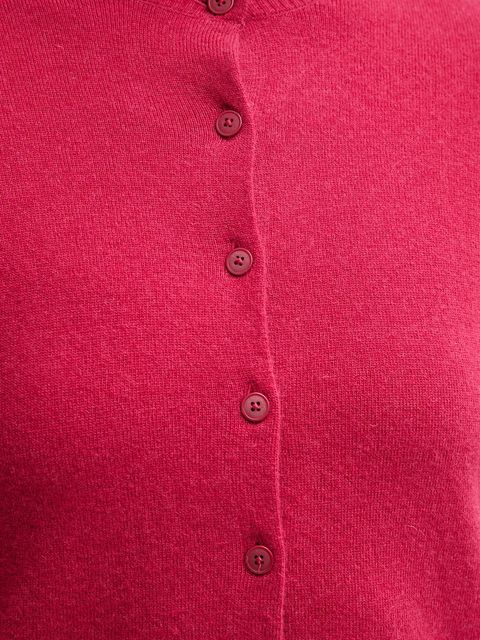 United Colors of Benetton kardigan z dodatkiem wełny damski kolor różowy lekki 102HD502B