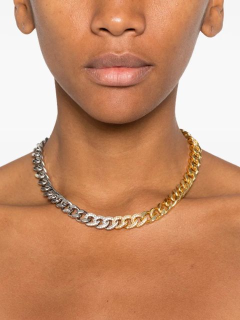 Maje Zirconia chain necklace - Gold - zdjęcie produktu nr 2