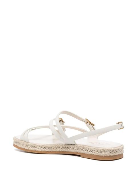 Tod's strappy flat sandals - White