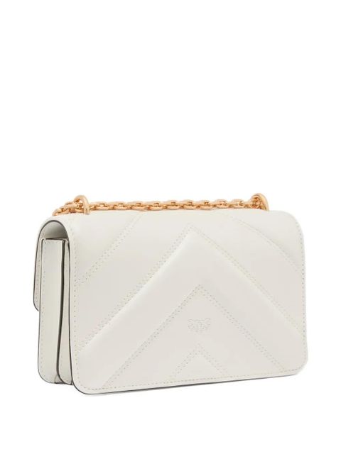 PINKO mini Love Bag One quilted shoulder bag - White - zdjęcie produktu nr 2